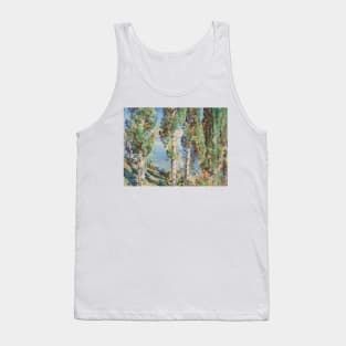 Corfu Cypresses by John Singer Sargent Tank Top